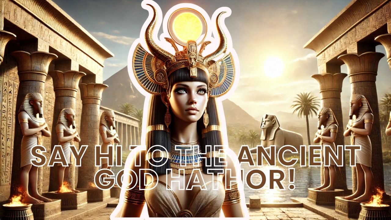 Say hi to the Ancient God Hathor!