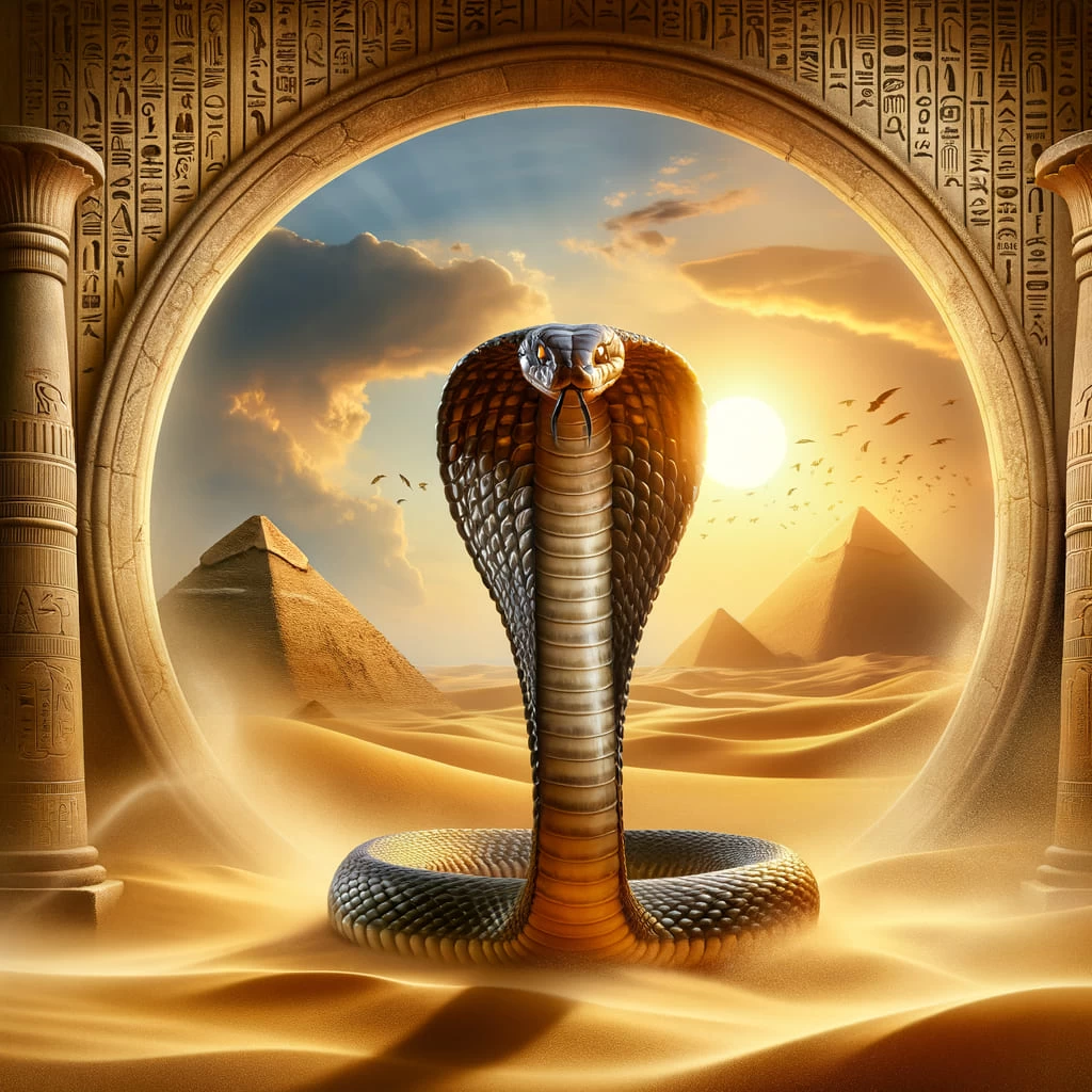 Nile Cobra In Egyptian Tales