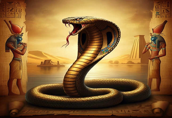 Nile Cobra In Egyptian Tales