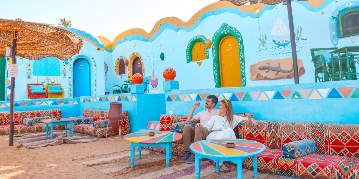 Discover the Colorful Nubian village in Aswan