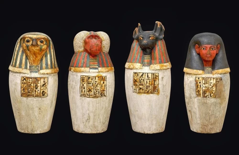 What Four Gods Were Associated with the Canopic Jars