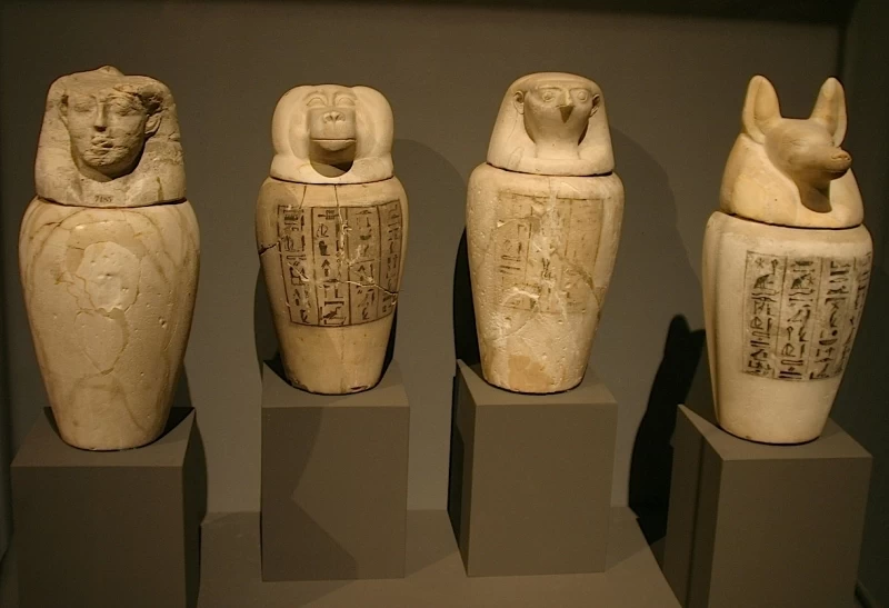 What Four Gods Were Associated with the Canopic Jars