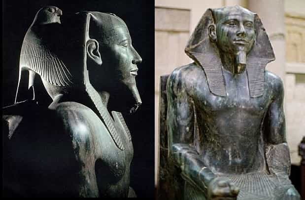 Symmetry in Egyptian Sculptures