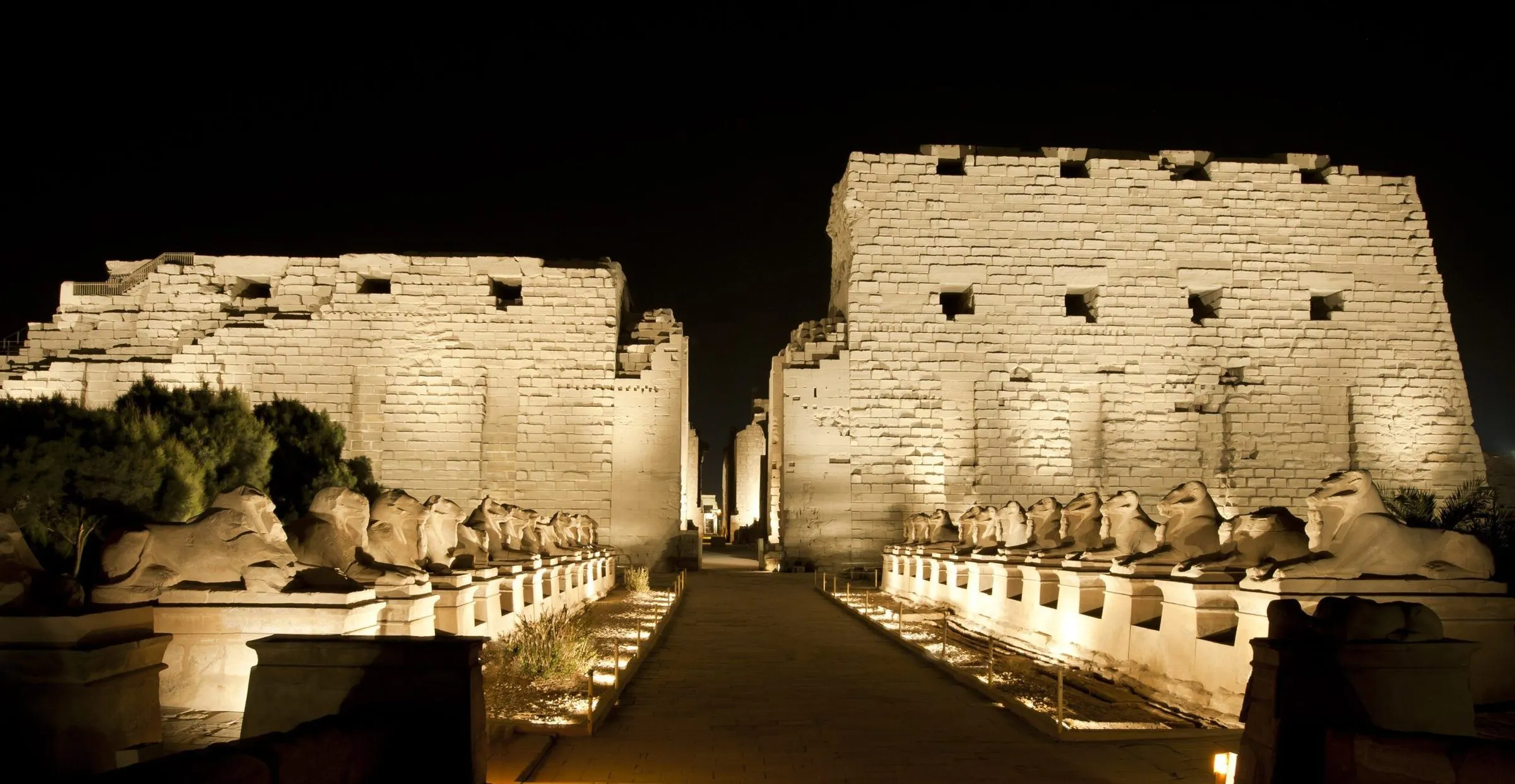 Karnak Temple at Night